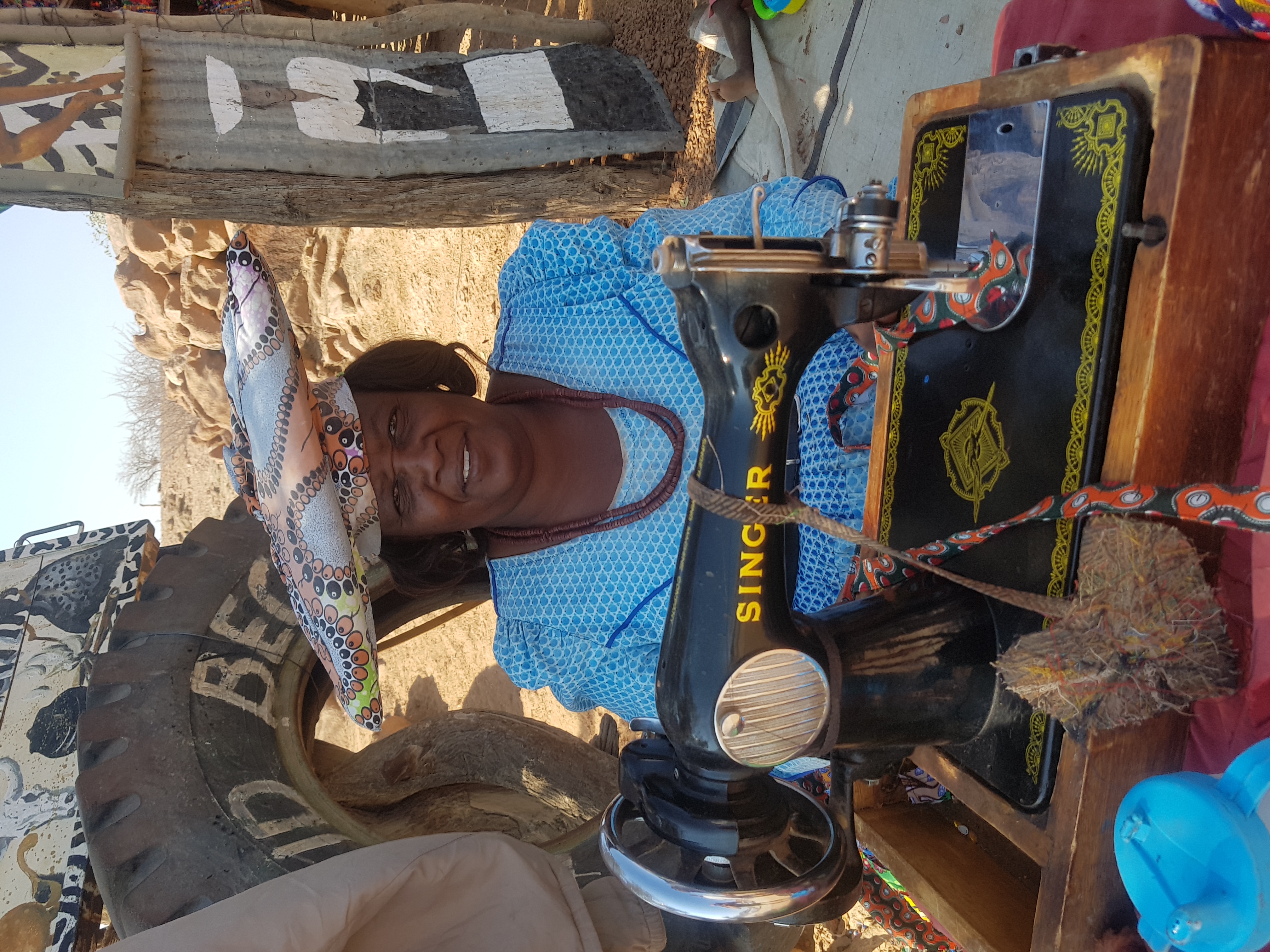 Remote Namibian landscape